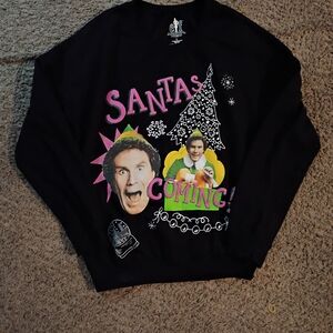 Elf "Santa's Coming" Crewneck Christmas Sweater